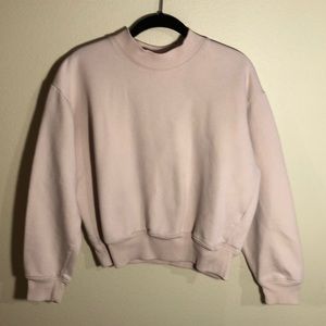 Light Pink Cropped Crewneck